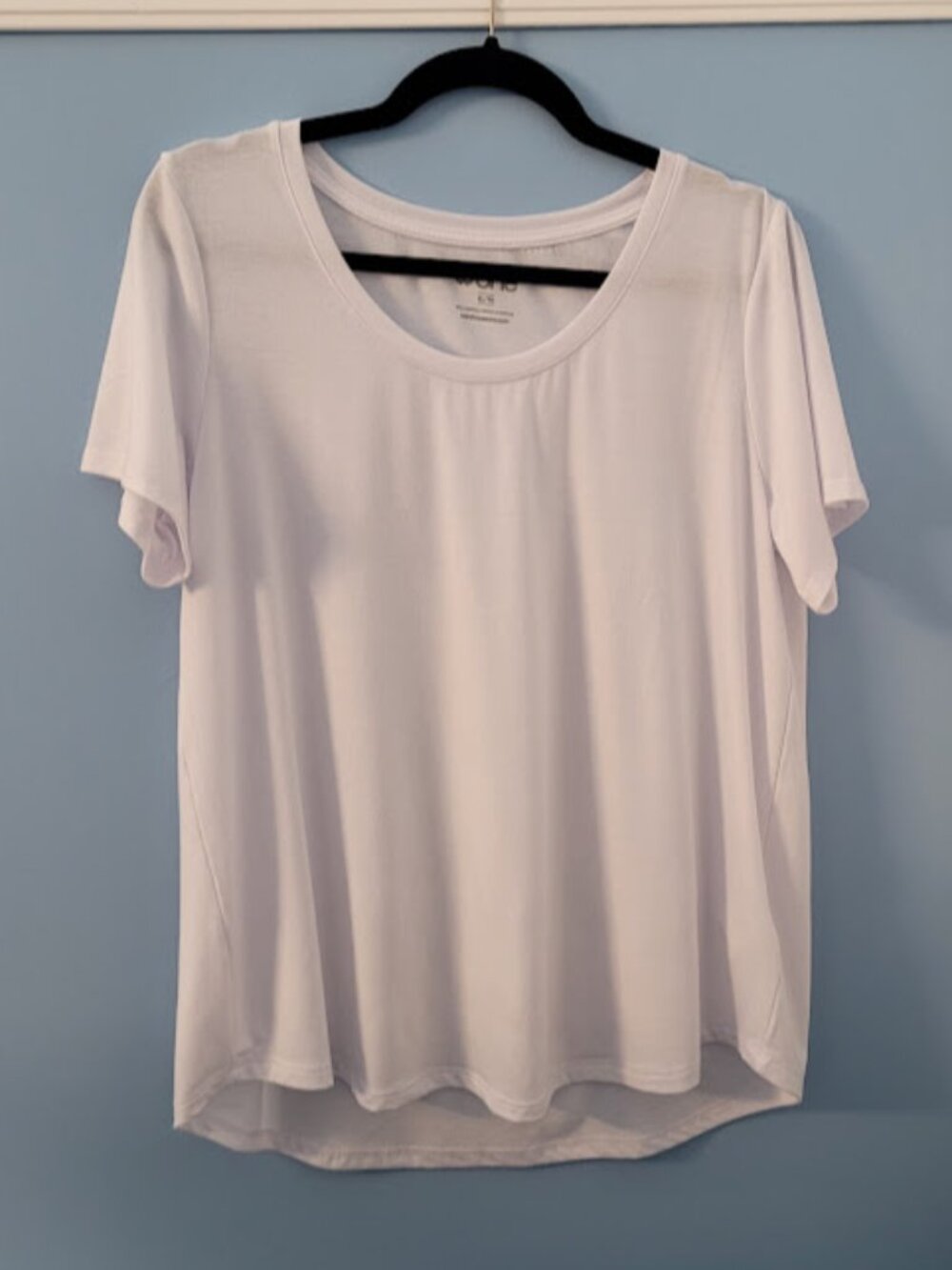 AS NEW-Warehouse One Short-Sleeve Soft Scoop neck T-shirt Top-fits Large/X-Large